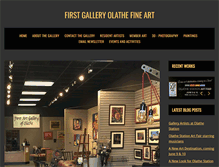 Tablet Screenshot of firstgalleryolathe.com